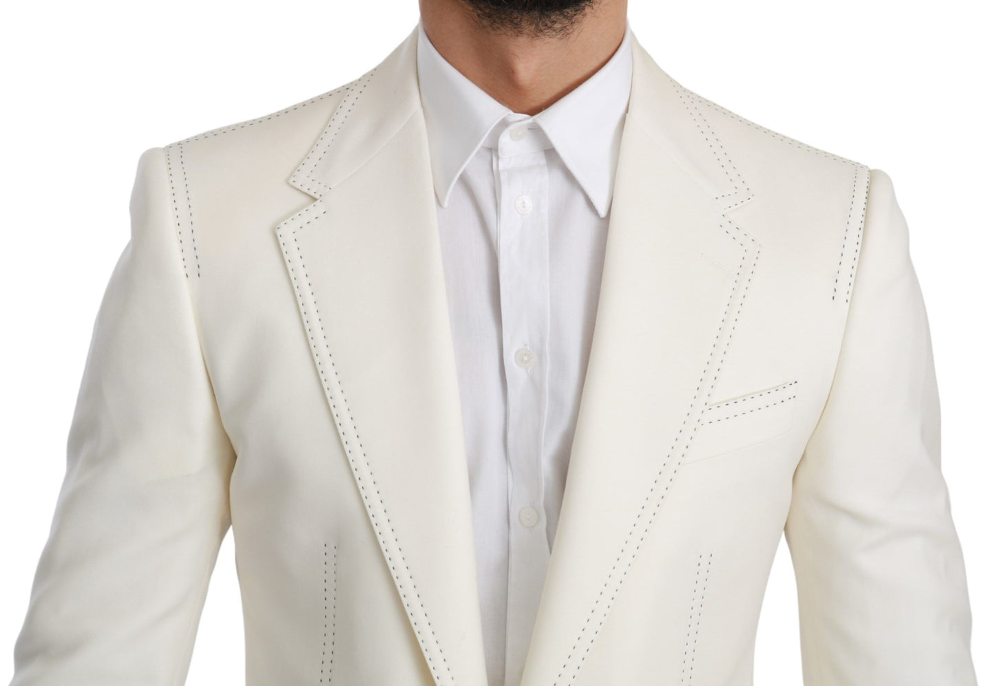 Dolce & Gabbana Elegant Slim Fit Virgin Wool Blazer