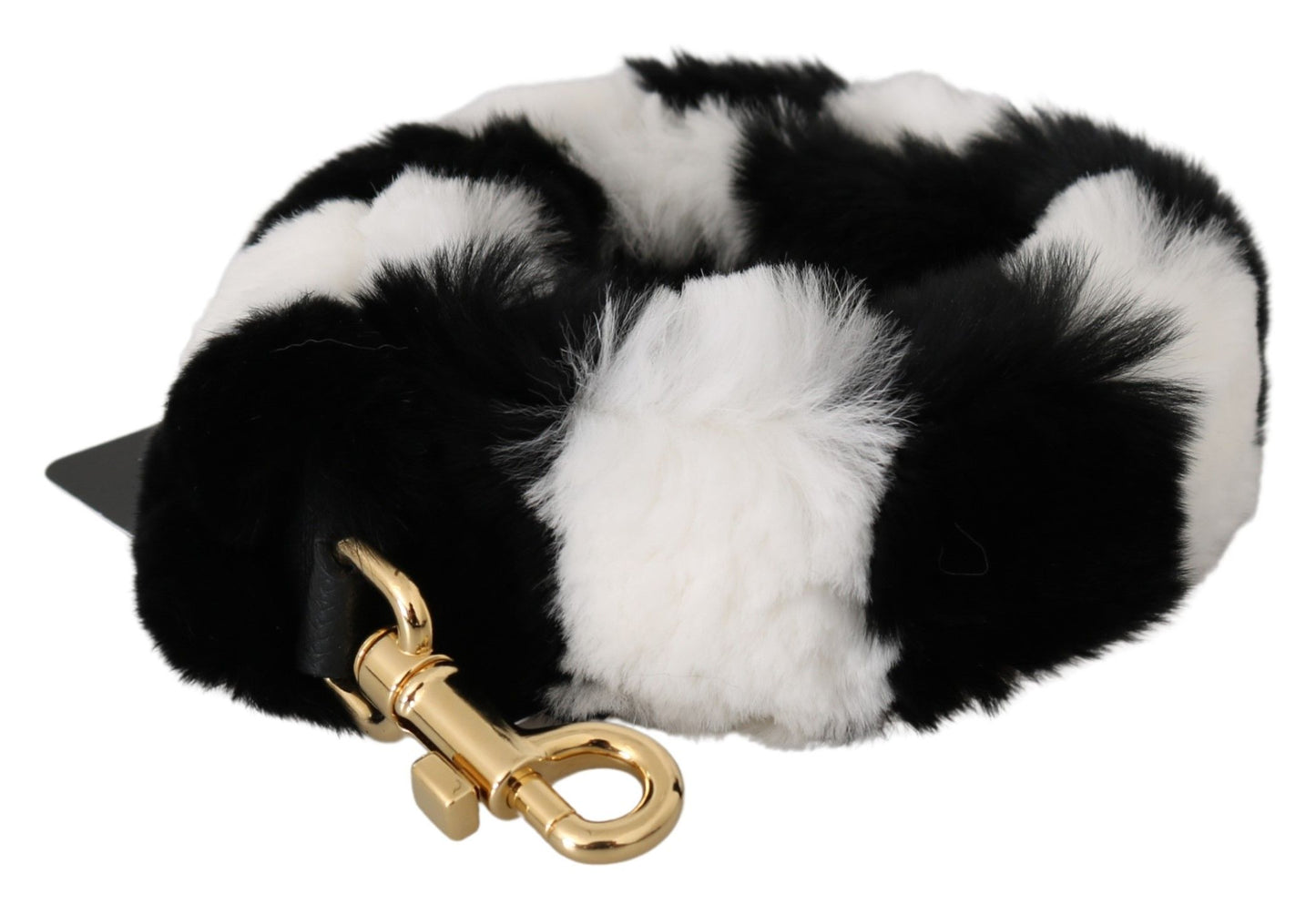 Dolce & Gabbana Elegant Fur Shoulder Strap Accessory