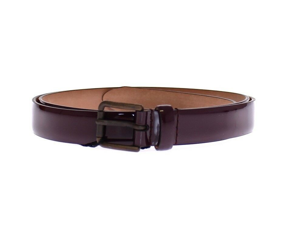 Dolce & Gabbana Elegant Purple Leather Belt