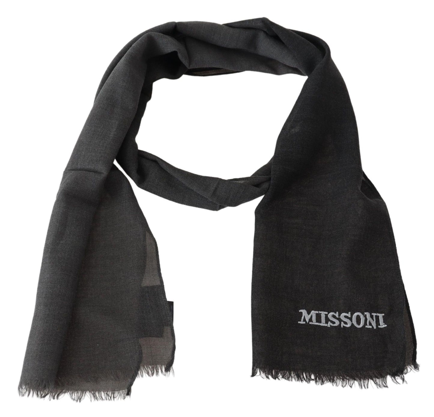 Missoni Sumptuous Wool Scarf with Fringes