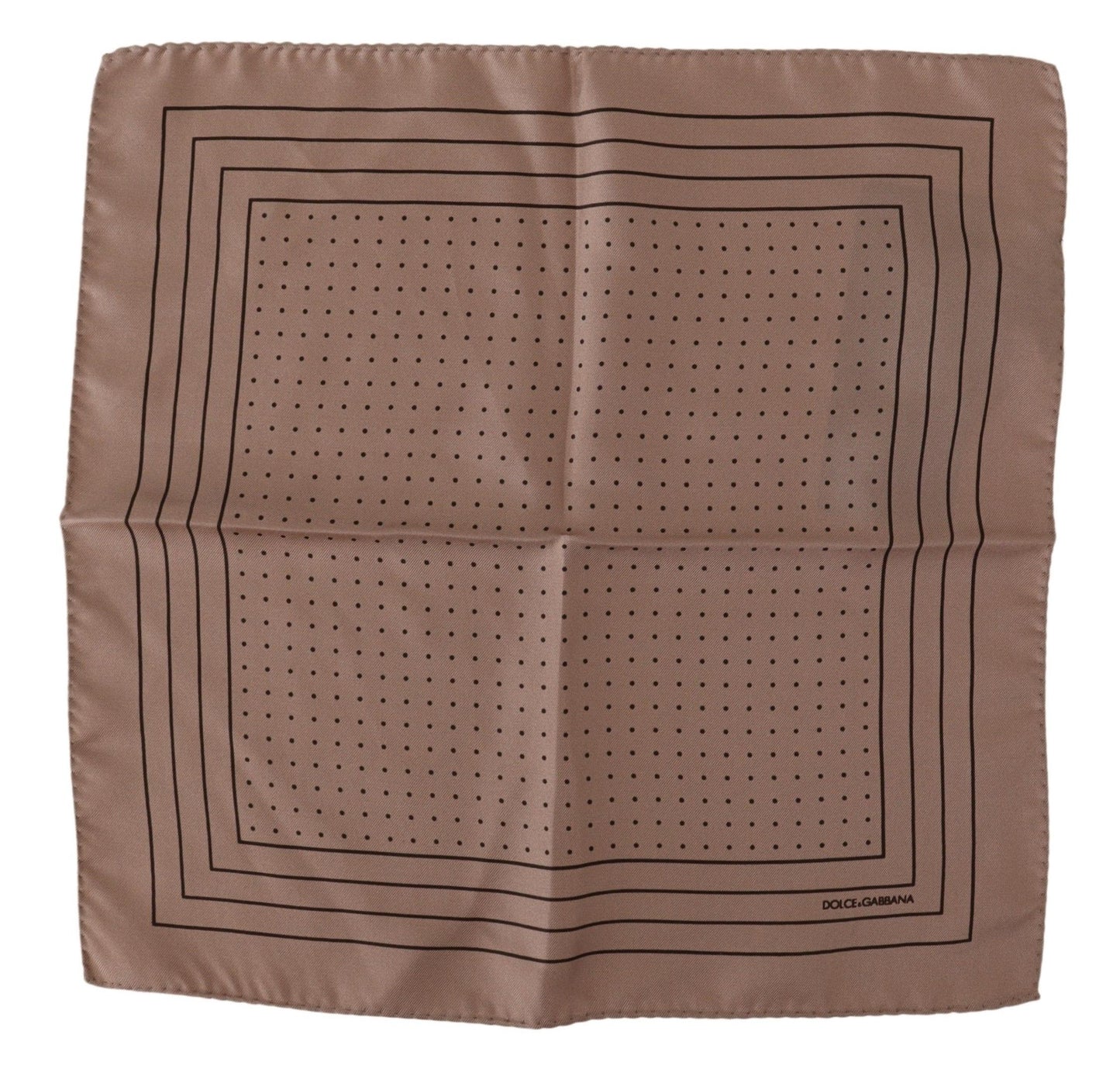 Dolce & Gabbana Elegant Silk Dot Pocket Square