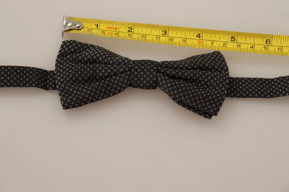 Dolce & Gabbana Elegant Silk Patterned Bow Tie