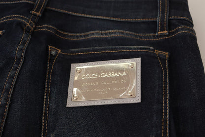 Dolce & Gabbana Chic Blue Slim Skinny Jeans