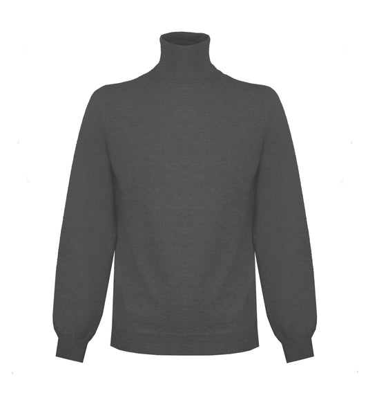 Malo Gray Cashmere Men Sweater