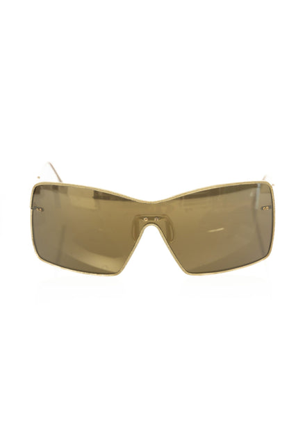 Frankie Morello Gold Metallic Sunglasses for Women