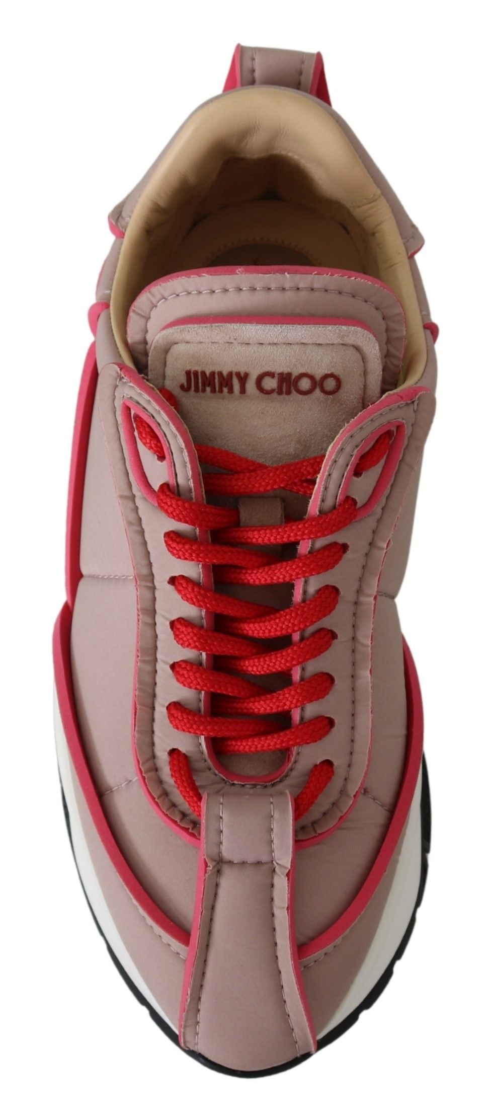 Jimmy Choo Ballet Pink Chic Padded Sneakers