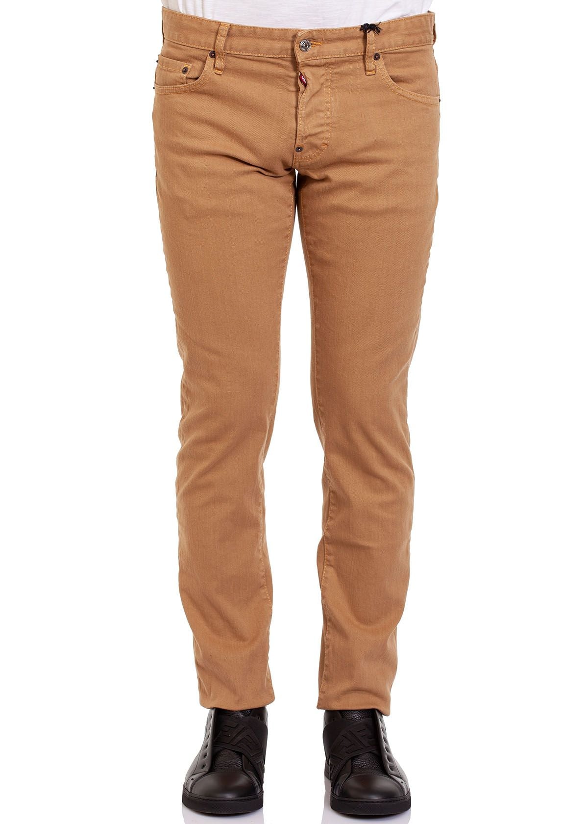 Dsquared² Brown Cotton Men's Jeans