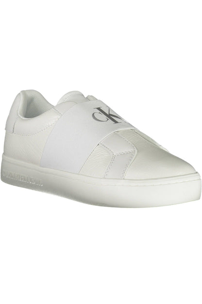 Calvin Klein White Leather Women Sneaker