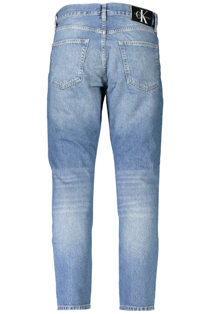 Calvin Klein Blue Cotton Men Jeans