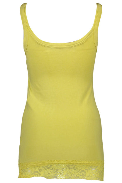 Silvian Heach Yellow Cotton Women Top