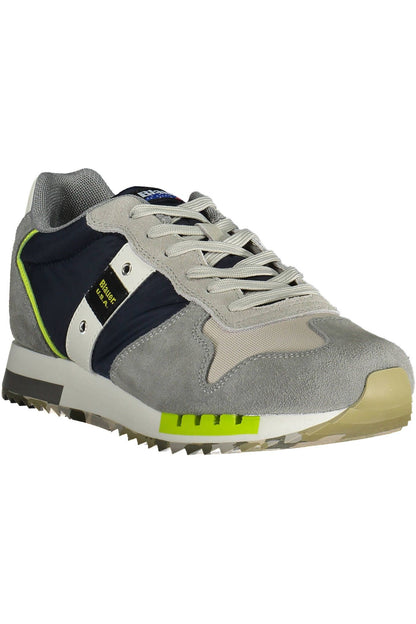 Blauer Blue Leather Men Sneaker