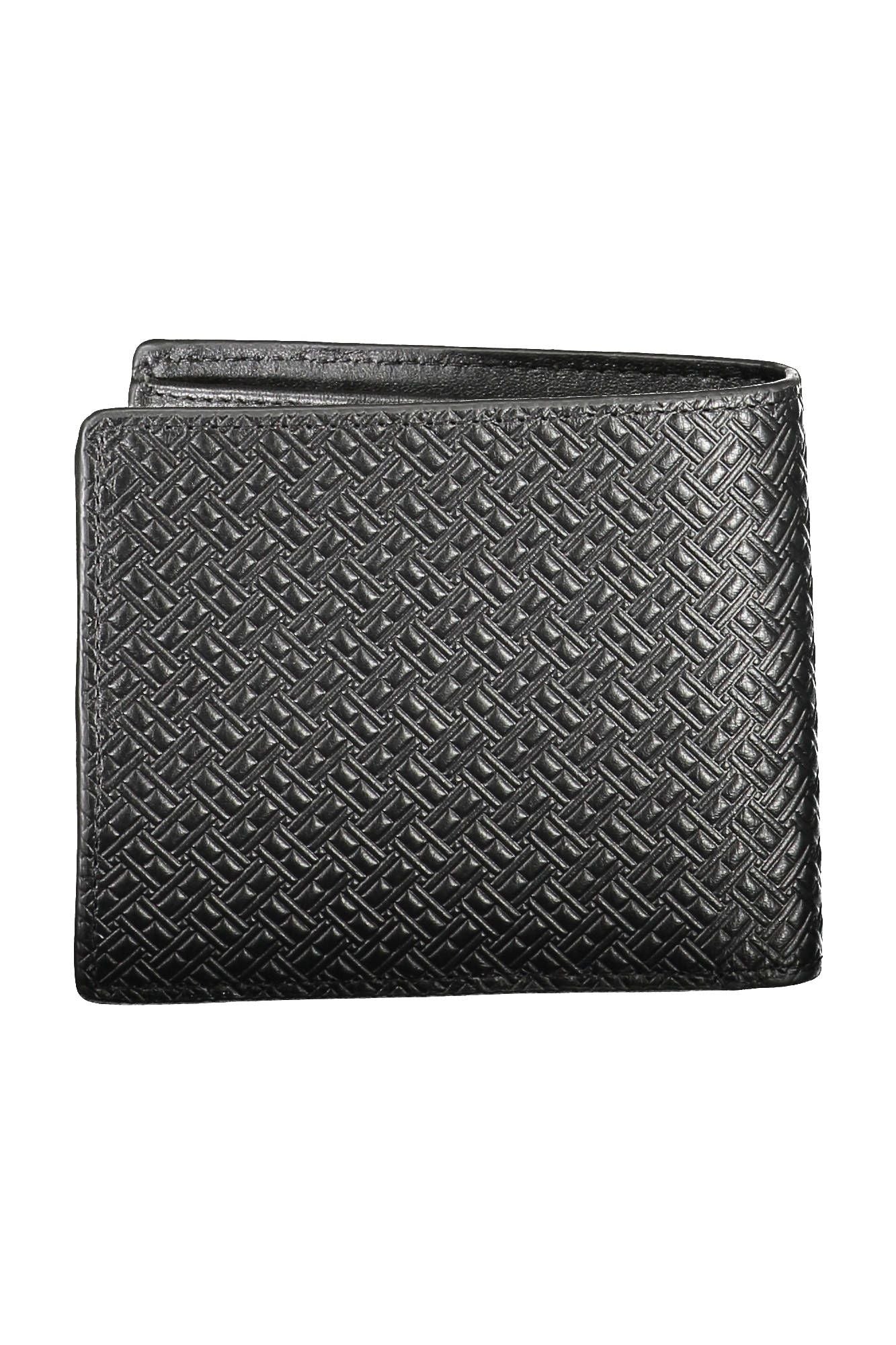 Tommy Hilfiger Black Leather Men Wallet