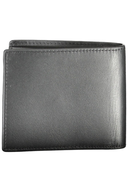 Tommy Hilfiger Black Leather Men Wallet