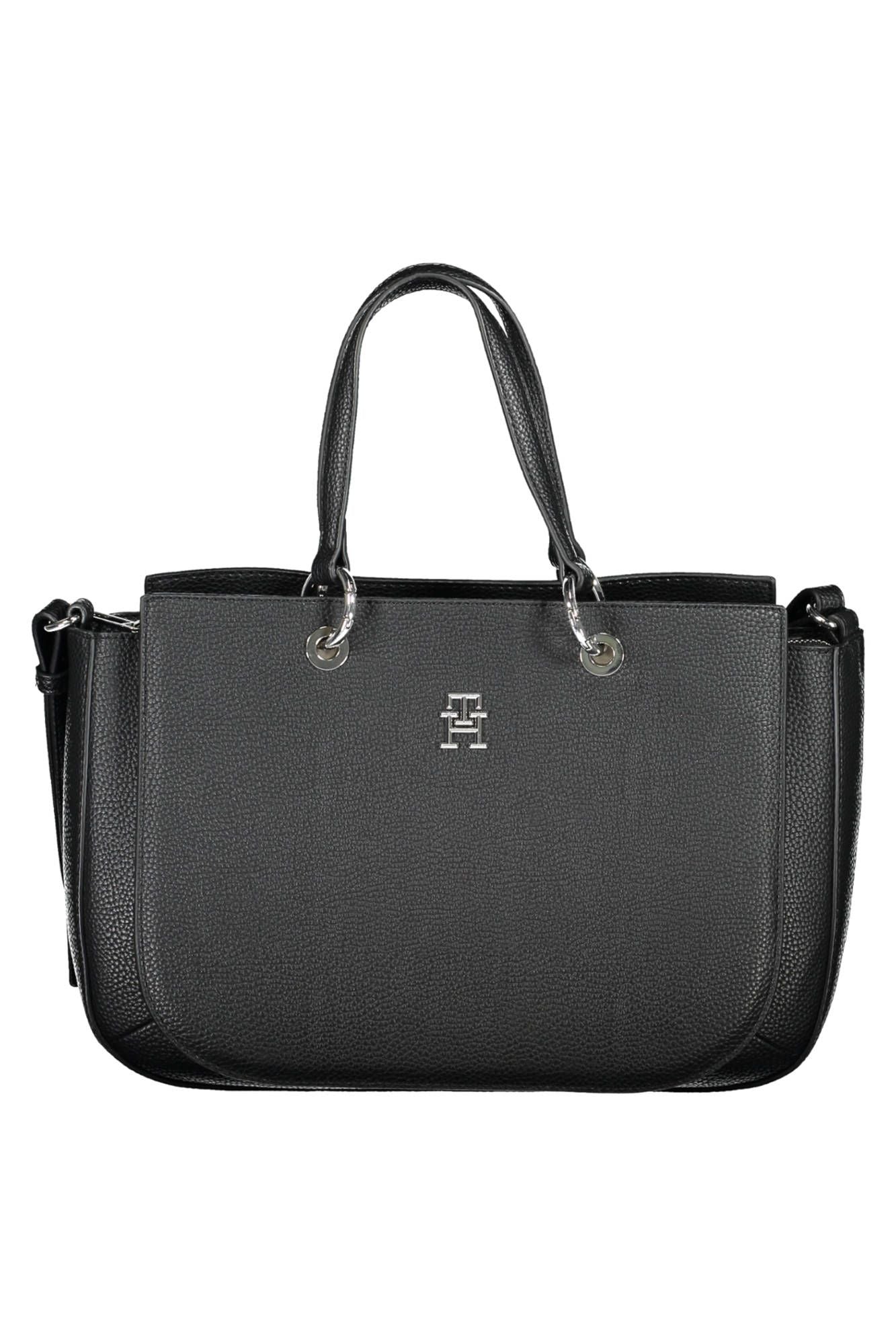 Tommy Hilfiger Black Polyethylene Women Handbag