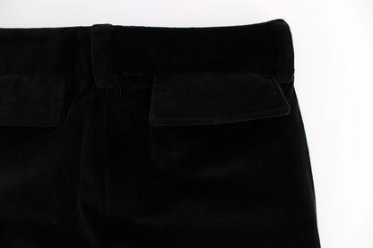 Ermanno Scervino Elegant Black Straight Fit Jeans