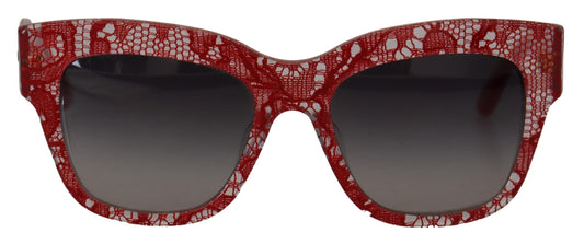 Dolce & Gabbana Sicilian Lace Accented Designer Sunglasses