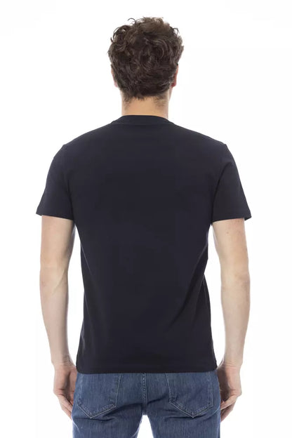 Baldinini Trend Blue Cotton Men T-Shirt