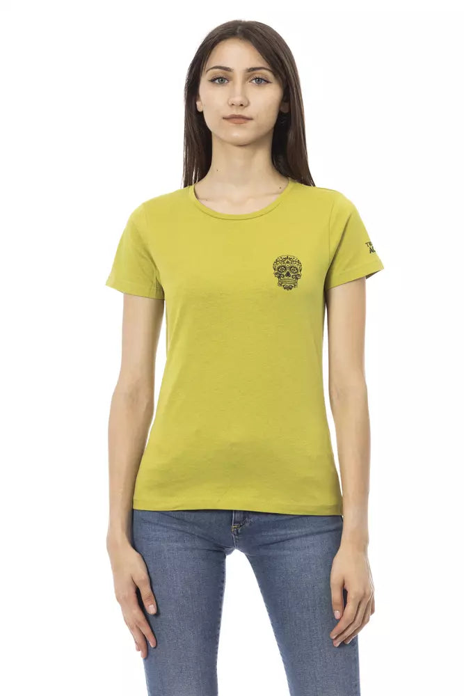 Trussardi Action Green Cotton Women Top