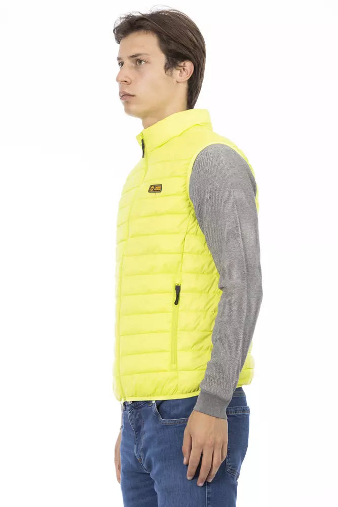 Ciesse Outdoor Yellow Polyester Men Sleeveless Jacket