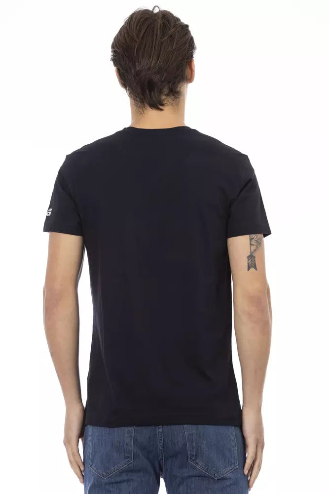 Trussardi Action Black Cotton Men's T-Shirt