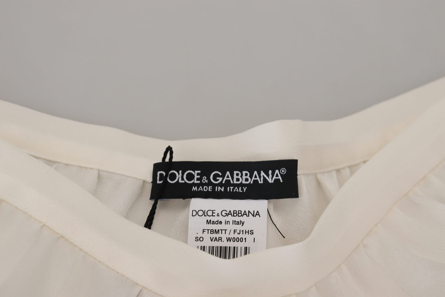 Dolce & Gabbana Elegant White Lace Lingerie Shorts