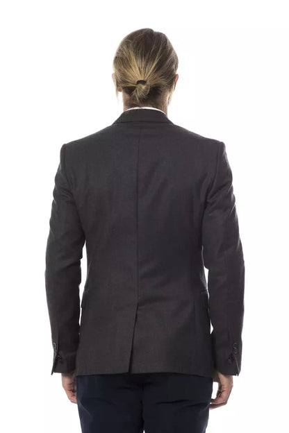 Verri Gray Wool Men Blazer