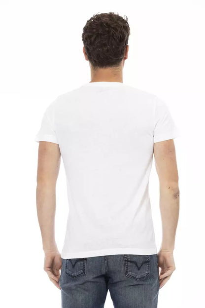 Trussardi Action White Cotton Men TShirt