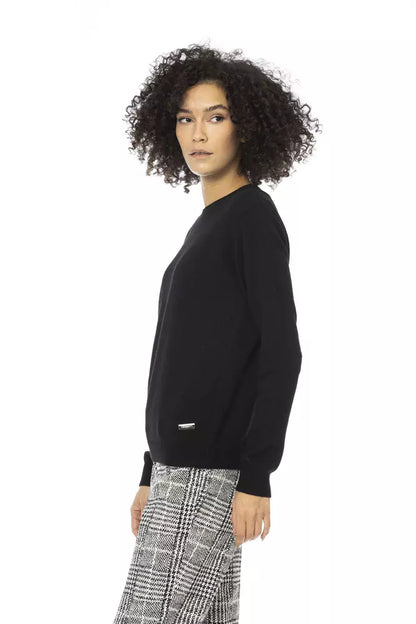 Baldinini Trend Black Wool Women Sweater