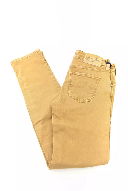 Jacob Cohen Beige Cotton Women Jean