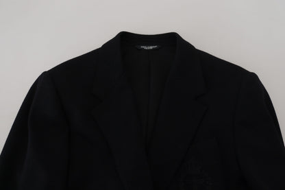 Dolce & Gabbana Elegant Single Breasted Black Wool Blazer