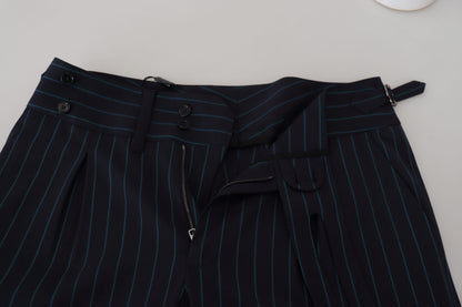 Dolce & Gabbana Elegant Stripe Virgin Wool Trousers