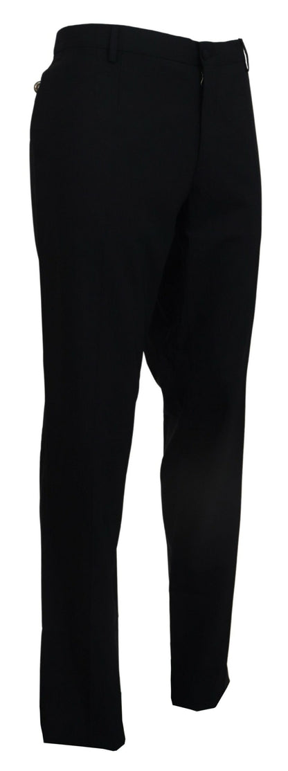 Dolce & Gabbana Elegant Slim Fit Wool Blend Trousers