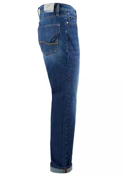 Yes Zee Blue Cotton Mens Jeans