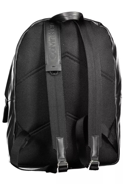 Calvin Klein Black Polyester Men Backpack