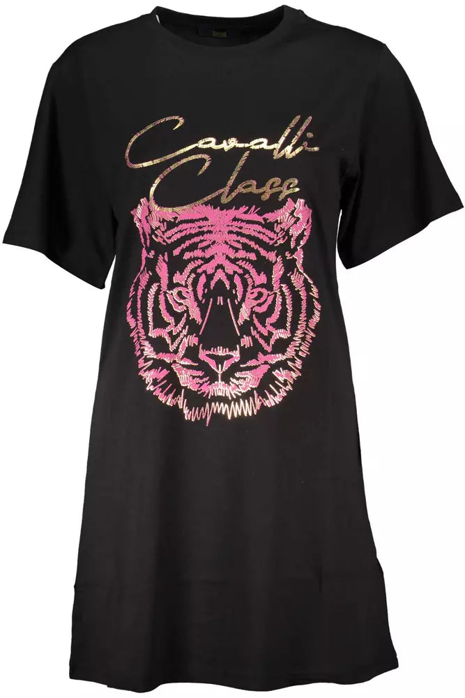 Cavalli Class Black Cotton Women Top