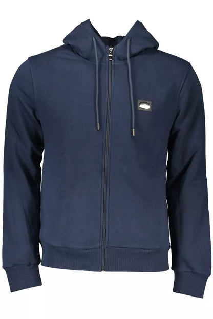 Cavalli Class Blue Cotton Men Sweater