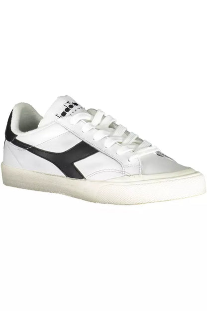 Diadora White Leather Women Sneaker