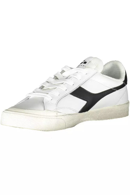 Diadora White Leather Women Sneaker