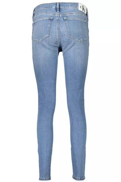 Calvin Klein Light Blue Cotton Women Jeans