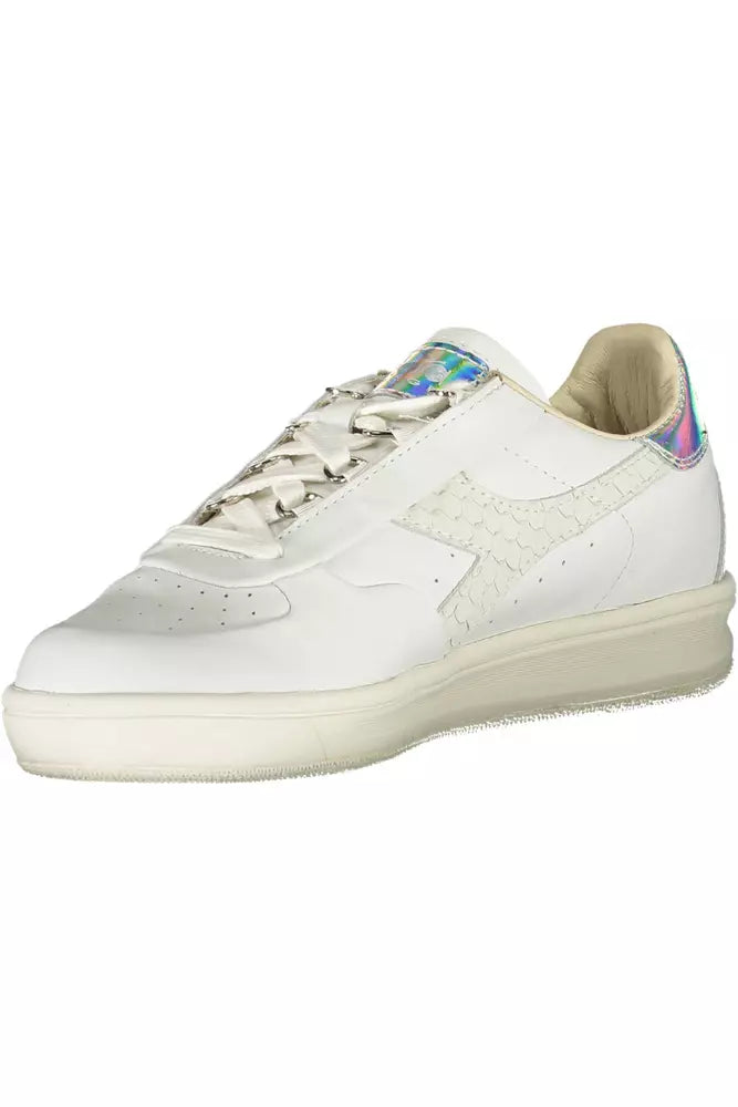 Diadora White Leather Women Sneaker