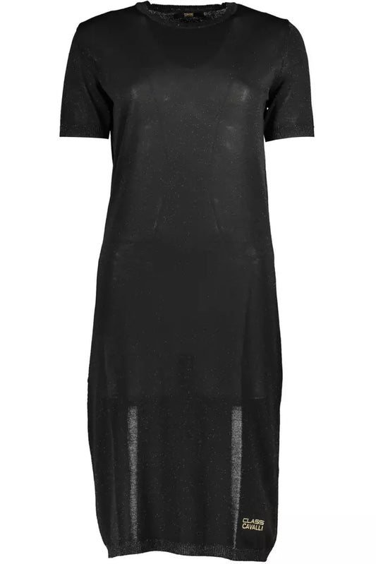 Cavalli Class Black Viscose Women Dress