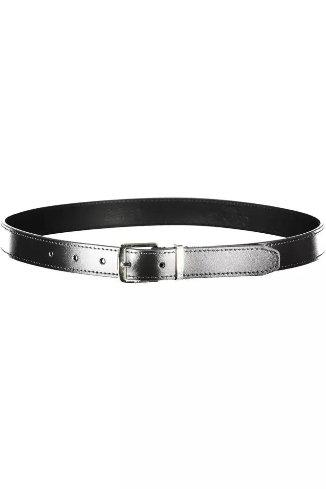 Calvin Klein Black Leather Women Belt