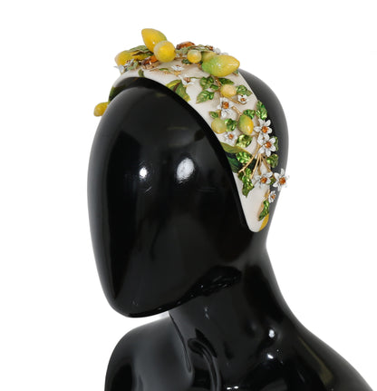 Dolce & Gabbana Sicilian Lemon Crystal Diadem Tiara