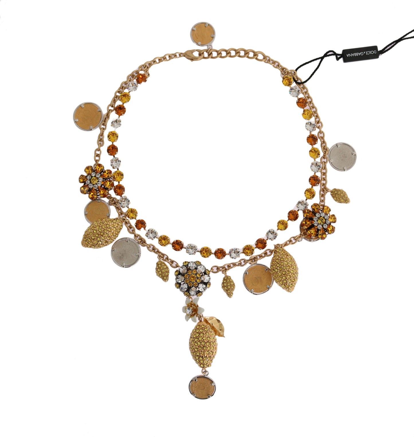 Dolce & Gabbana Elegant Gold-Plated Statement Necklace