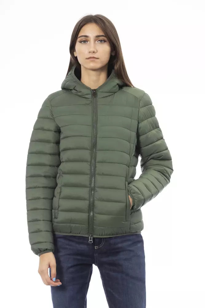 Invicta Green Nylon Women Jacket