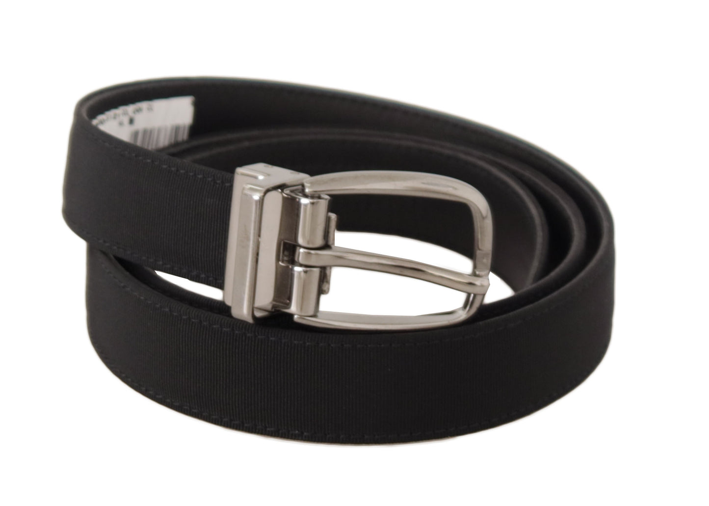 Dolce & Gabbana Elegant Black Leather Designer Belt