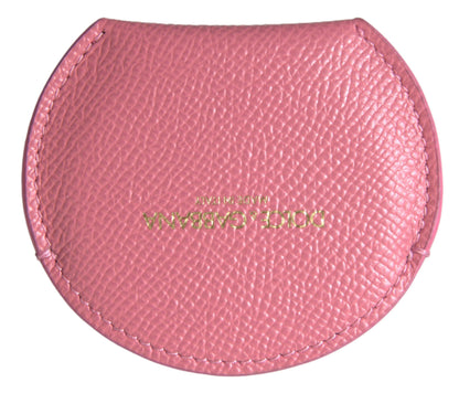 Dolce & Gabbana Elegant Pink Leather Mirror Holder