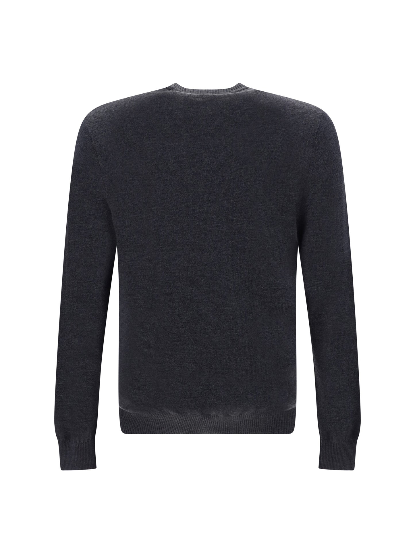 Fendi Chic Grey Wool Iconic Logo Sweater