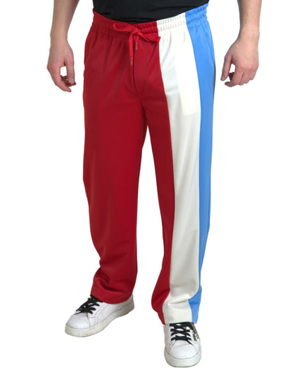 Dolce & Gabbana Elegant Striped Drawstring Sweatpants