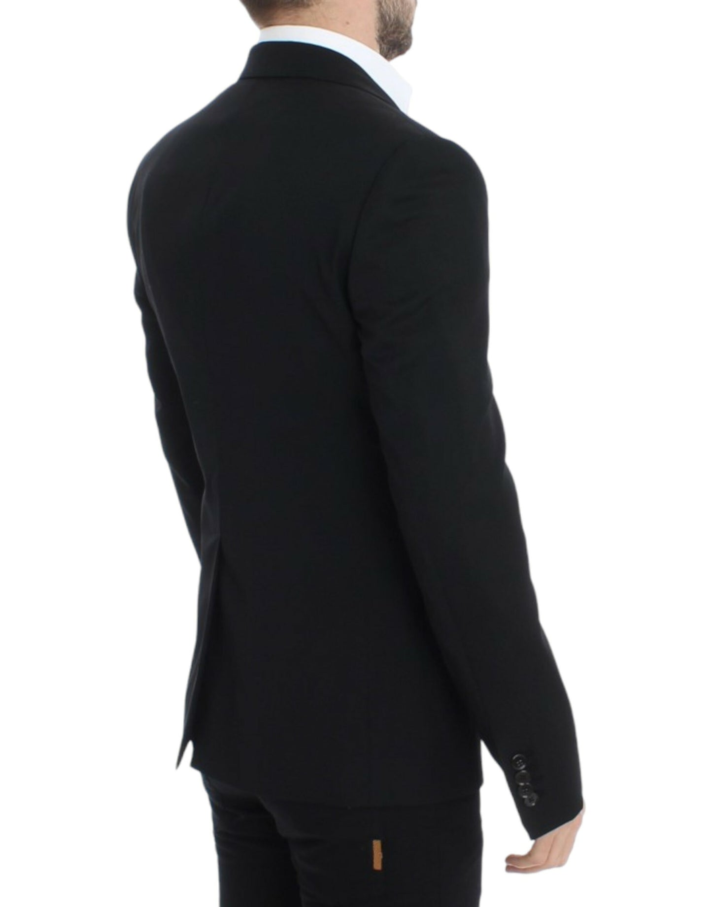 Dolce & Gabbana Elegant Slim Fit Black Wool Blazer